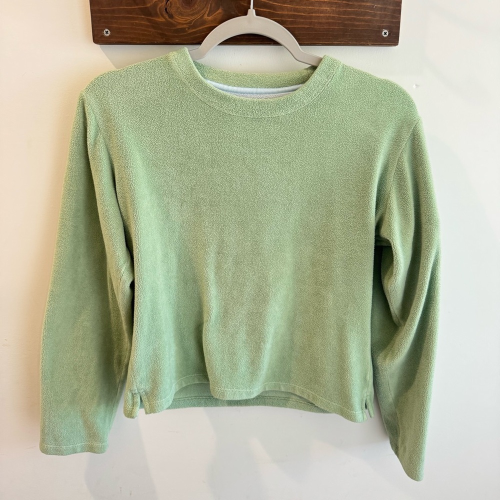 Horny Toad‎ Green Fleece Top XS